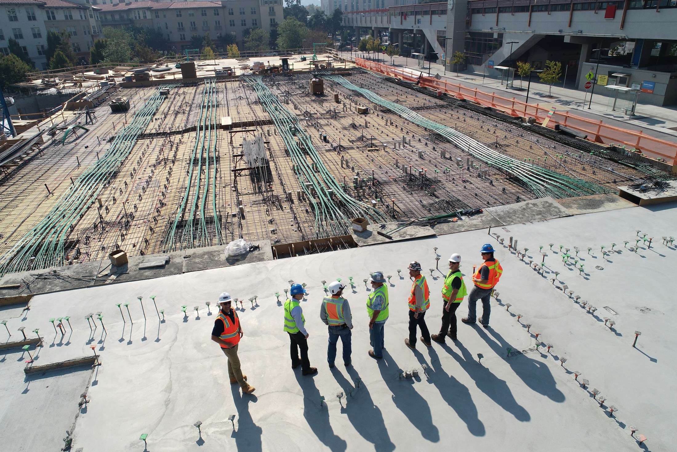 Estrutura de um edifício em construção